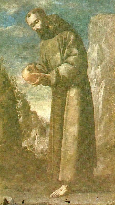 Francisco de Zurbaran st. francis of assisi Norge oil painting art